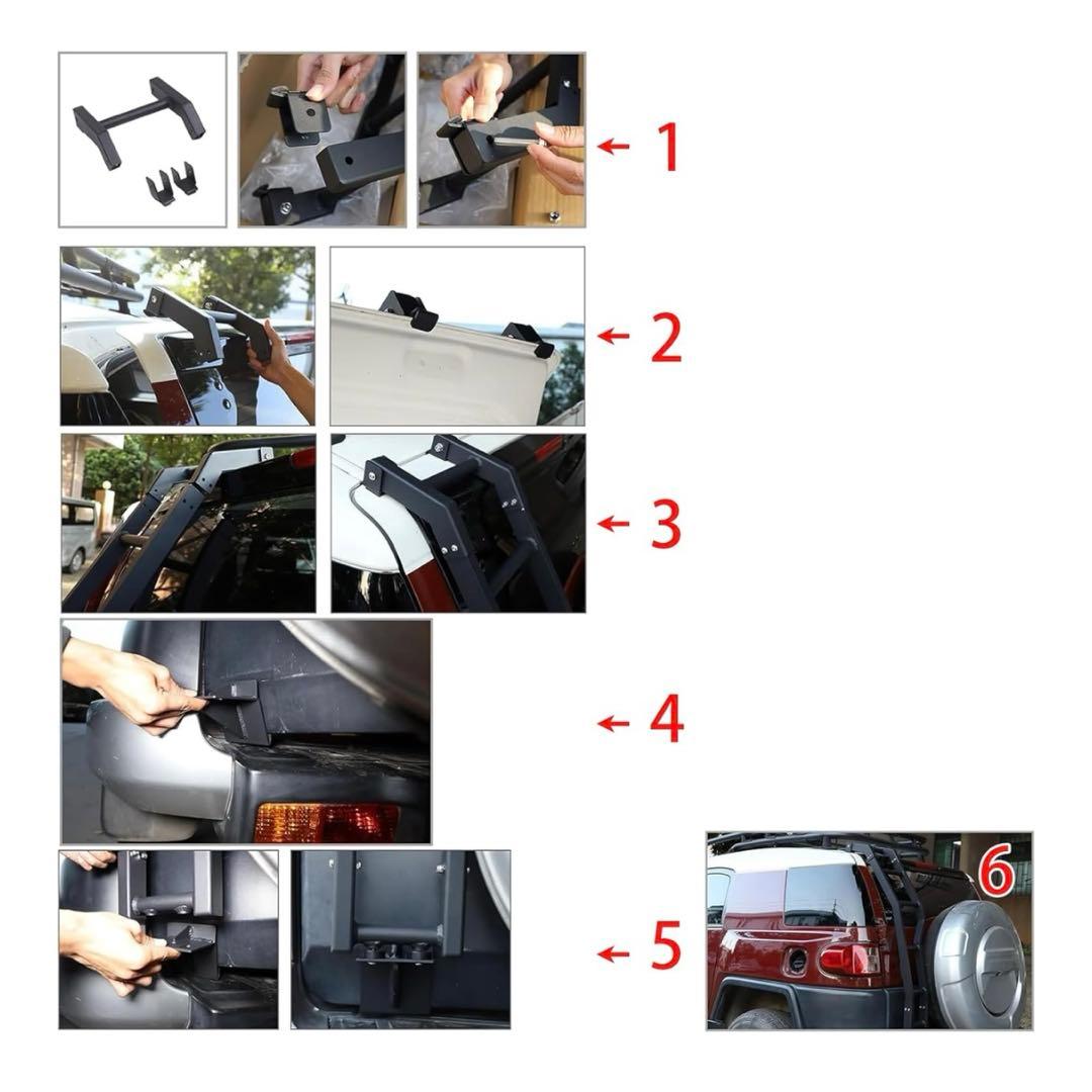 Bruce & Shark リアラダー トヨタ RAV4 FJクルーザー 合金鋼 - メルカリ