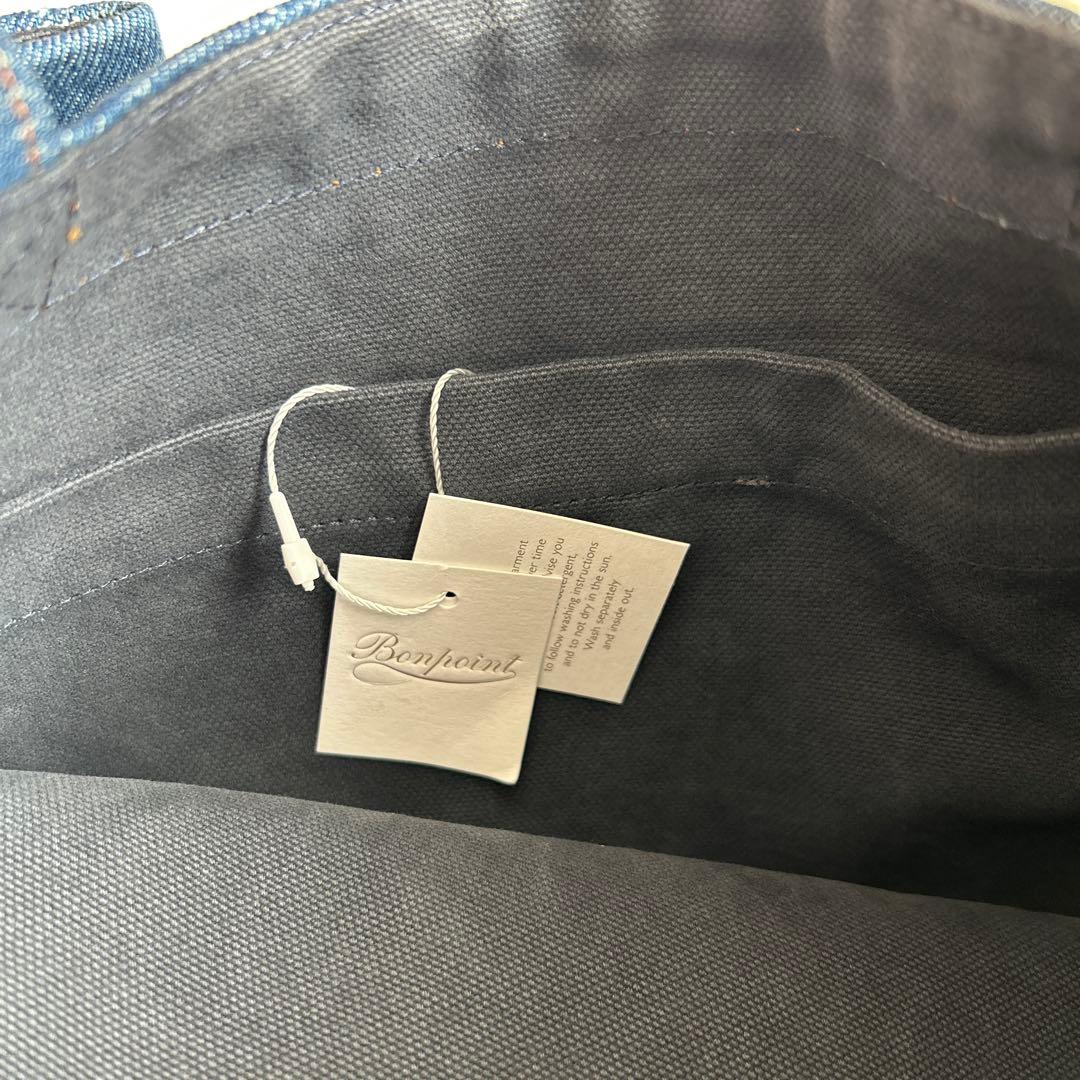発送前セール【新品】未使用bonpoint デニムトートバッグ - メルカリ