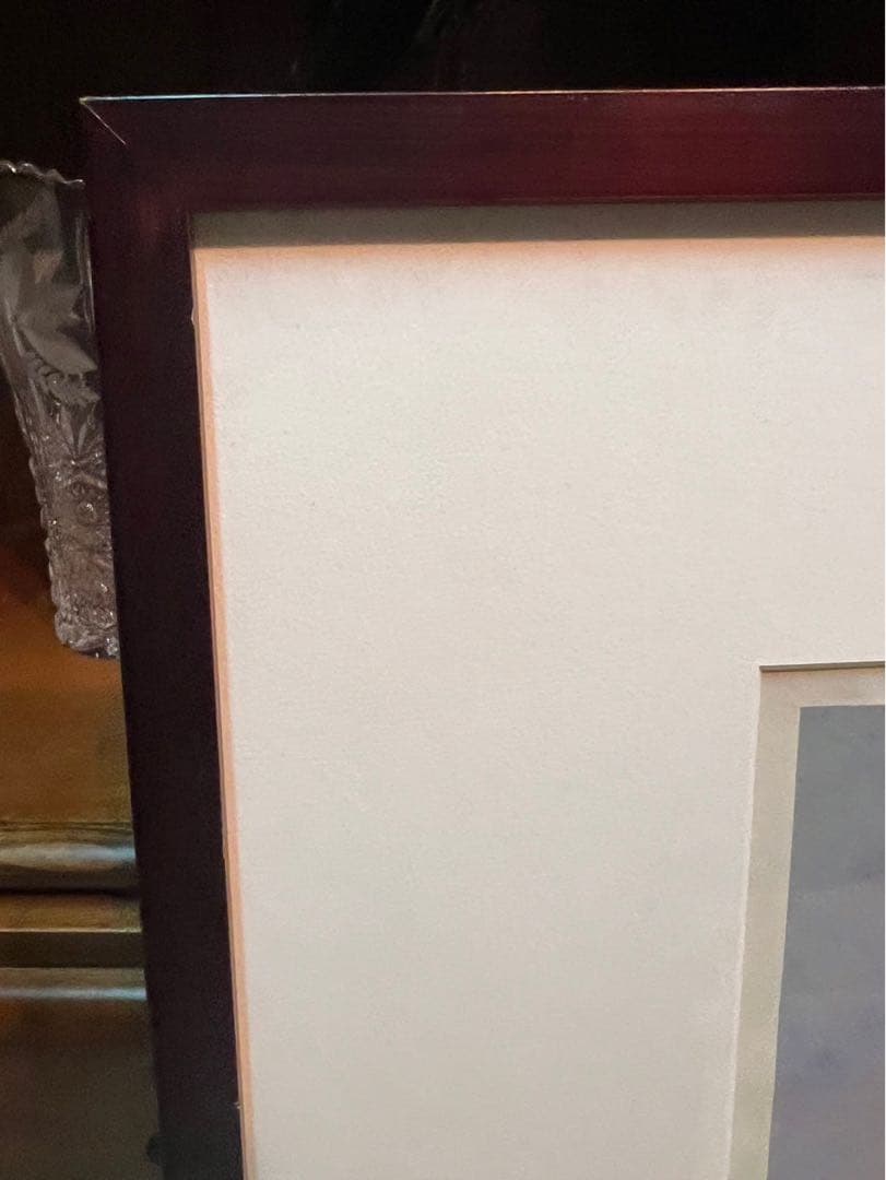 山口華楊 晨 アート 絵画 インテリア 額縁