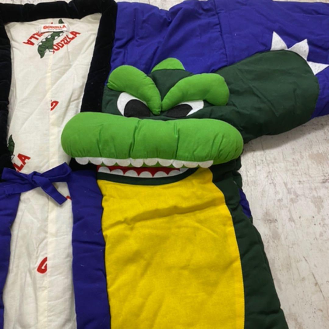 美品激レア　ゴジラ半纏　ドテラ　バンダイ　昭和レトロ　はんてん