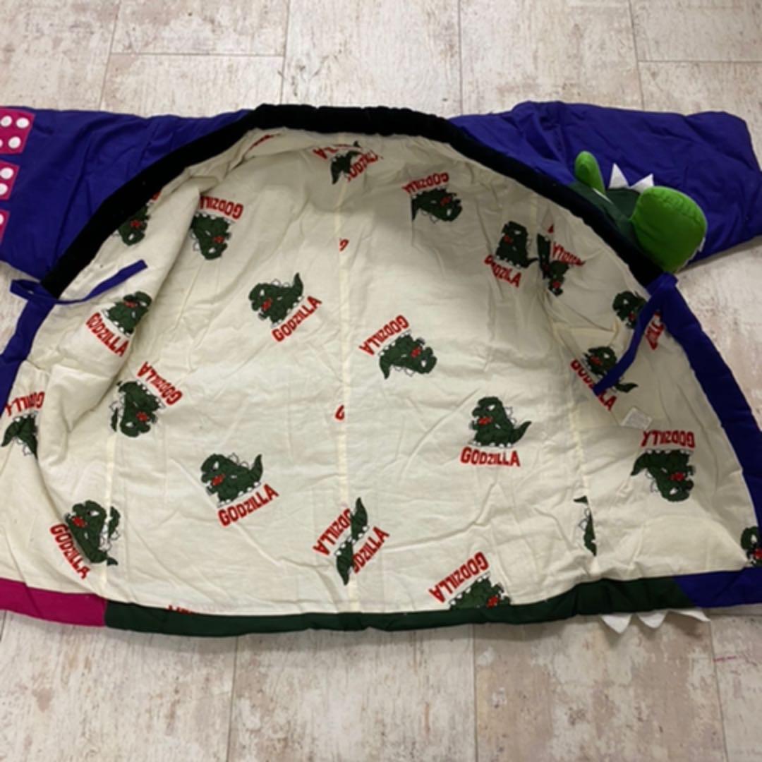 美品激レア　ゴジラ半纏　ドテラ　バンダイ　昭和レトロ　はんてん