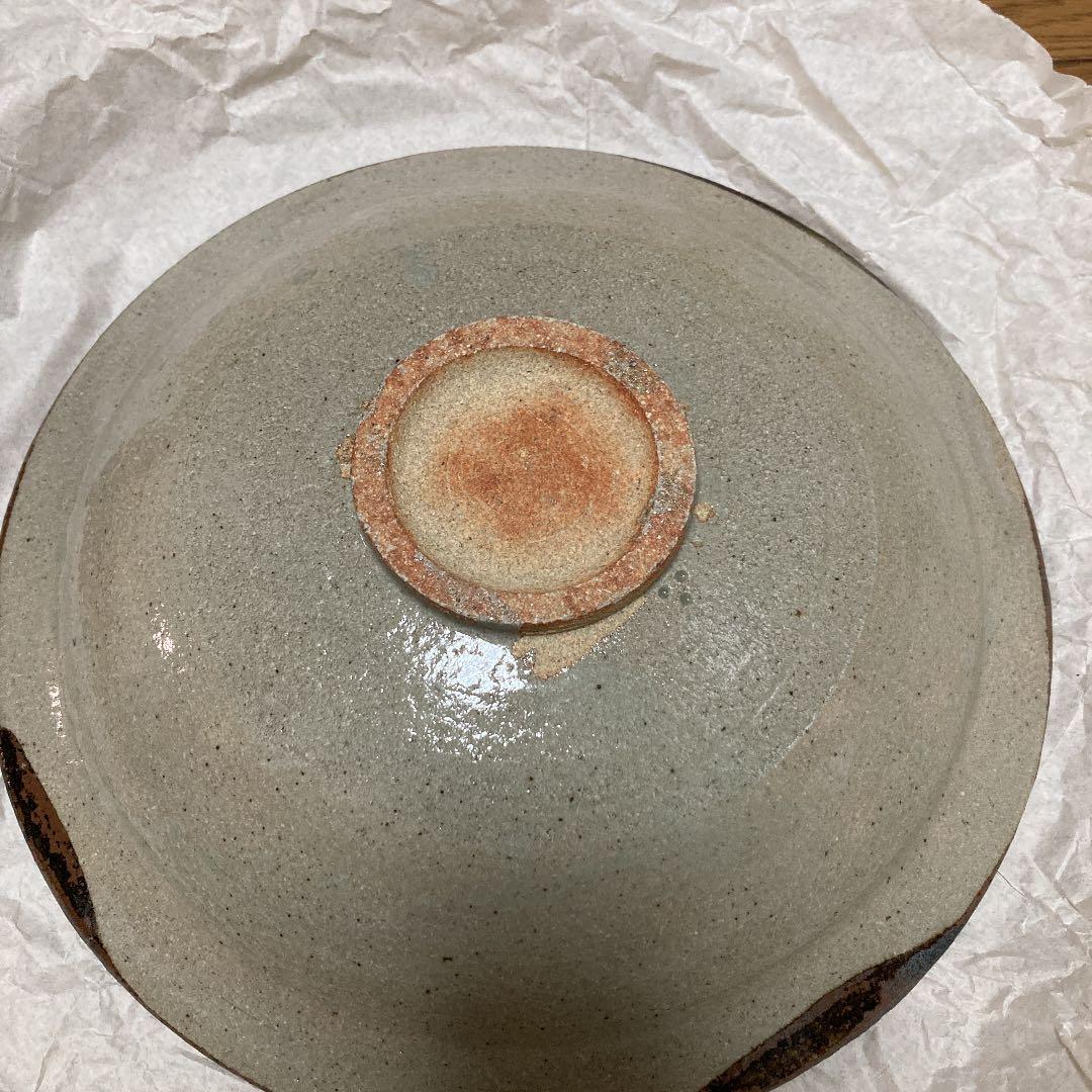 中里太郎右衛門 十三代  絵唐津皿 24.5cm 唐津焼 箱付き  絵皿