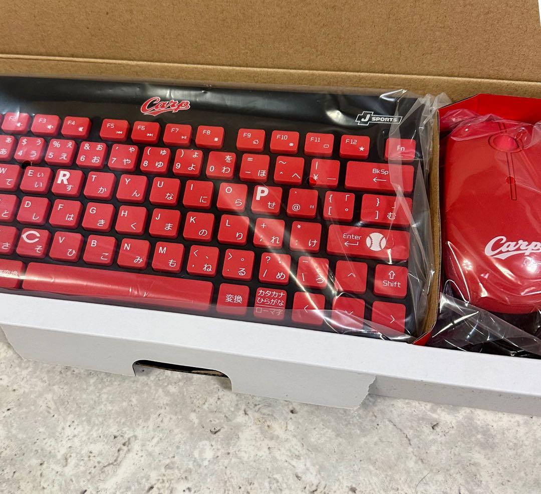 広島東洋カープ】ワイヤレスキーボード、マウスセット - メルカリ
