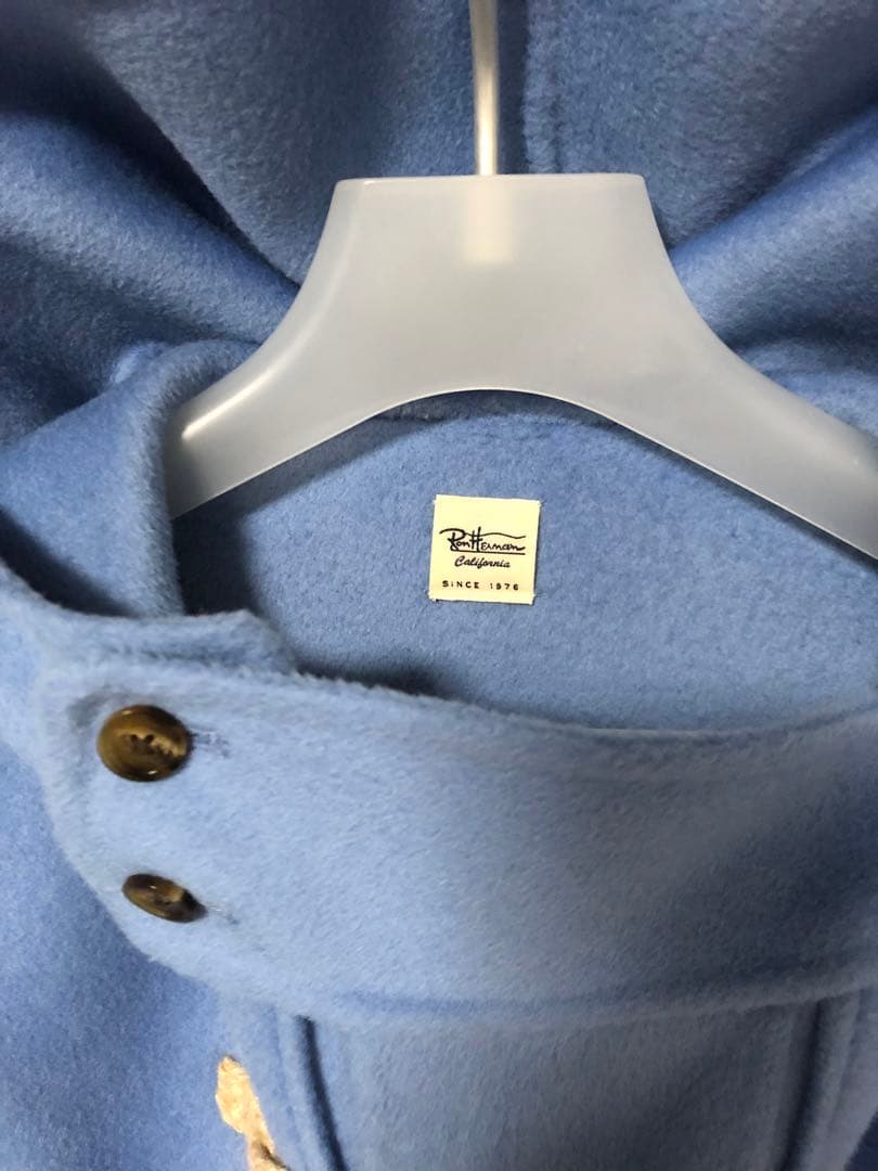 美品】ロンハーマン ダッフルコート スカイブルー S サイズ - メルカリ