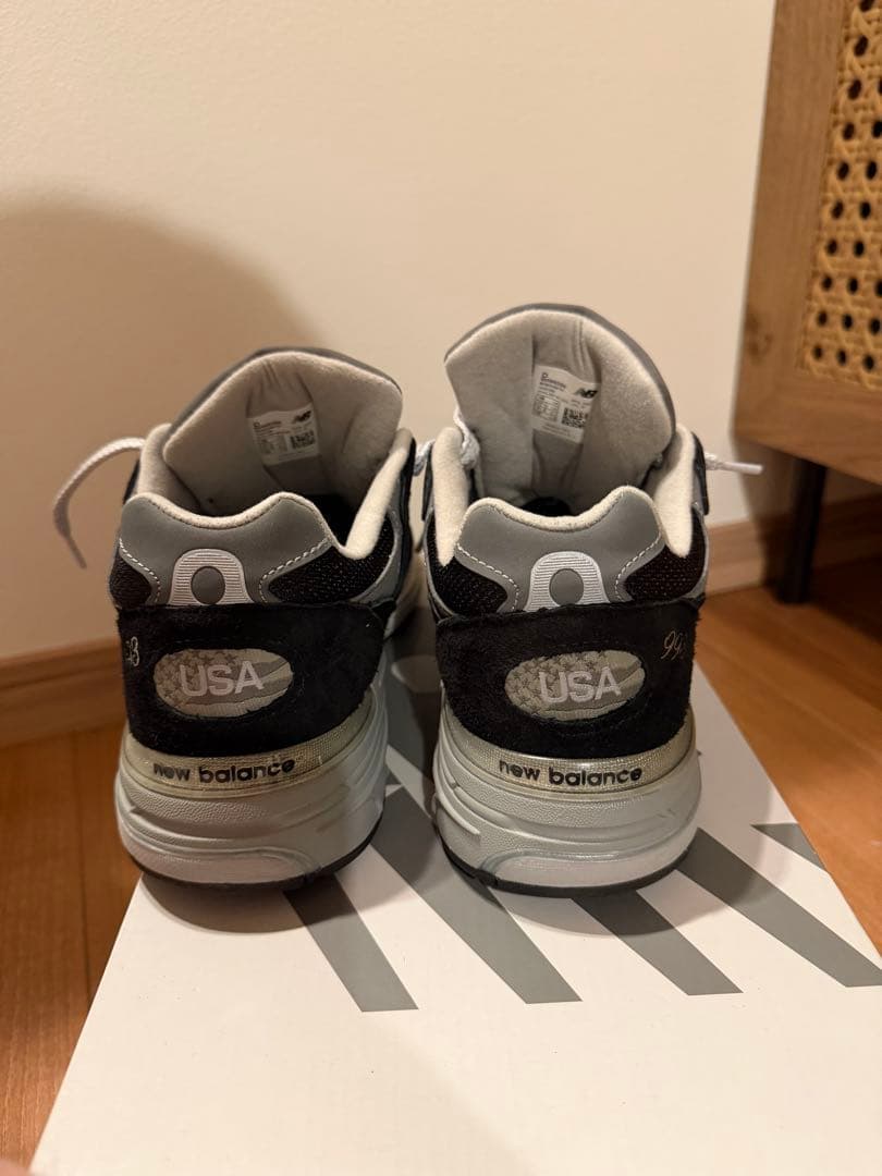 新品同様New Balance 993 26.0cm ブラック/グレー