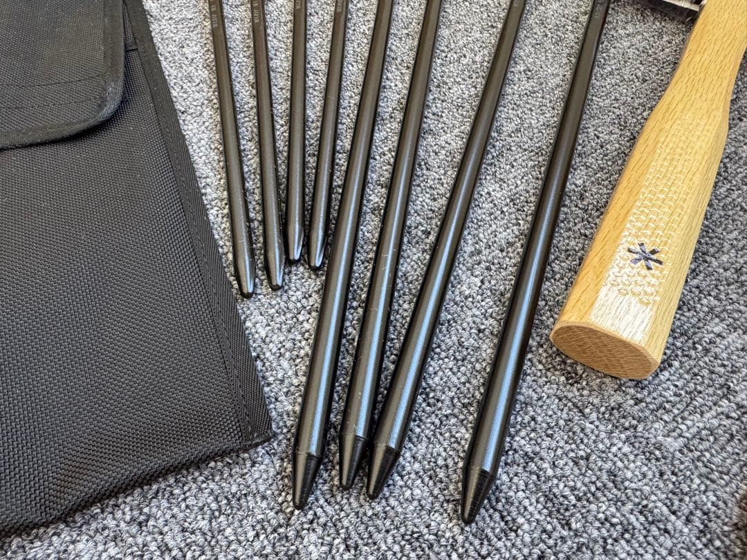 ほぼ新品　HDタープ“シールド”・ヘキサ（L）Proセット