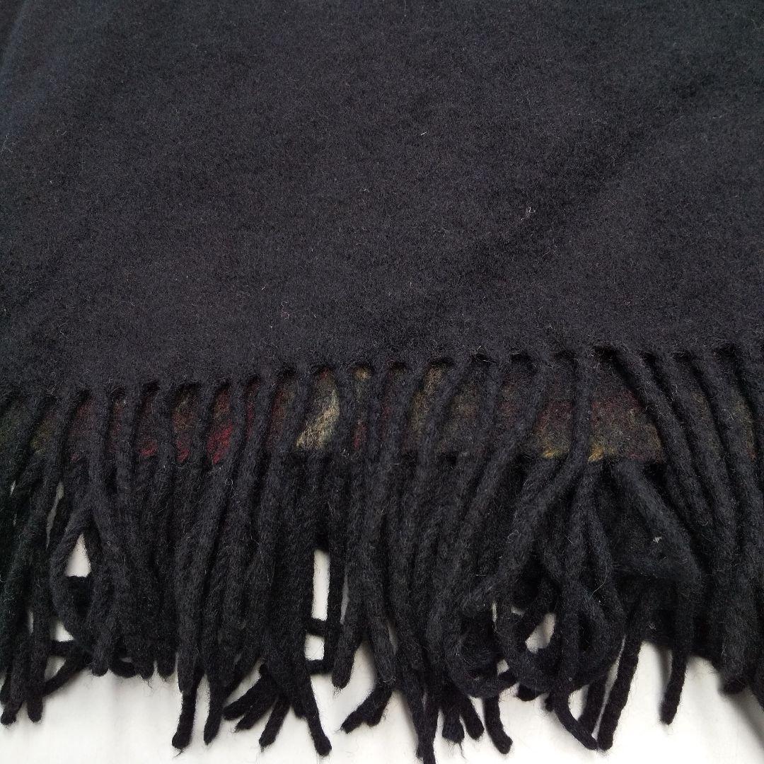 Brian Weisz カシミヤ100% ブラック 黒 マフラー ストール - メルカリ