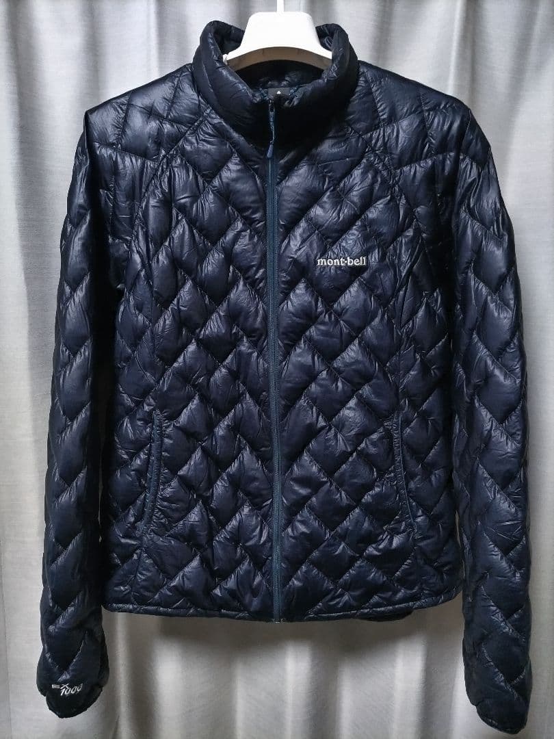 モンベル　プラズマ1000 ダウンジャケット　濃紺　ネイビー　EXダウン プラズマ1000 アルパインダウン パーカ Men's｜モンベル