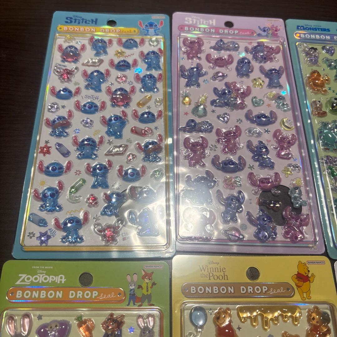 【正規品】ディズニー　ボンボンドロップシール　第2弾 全種
