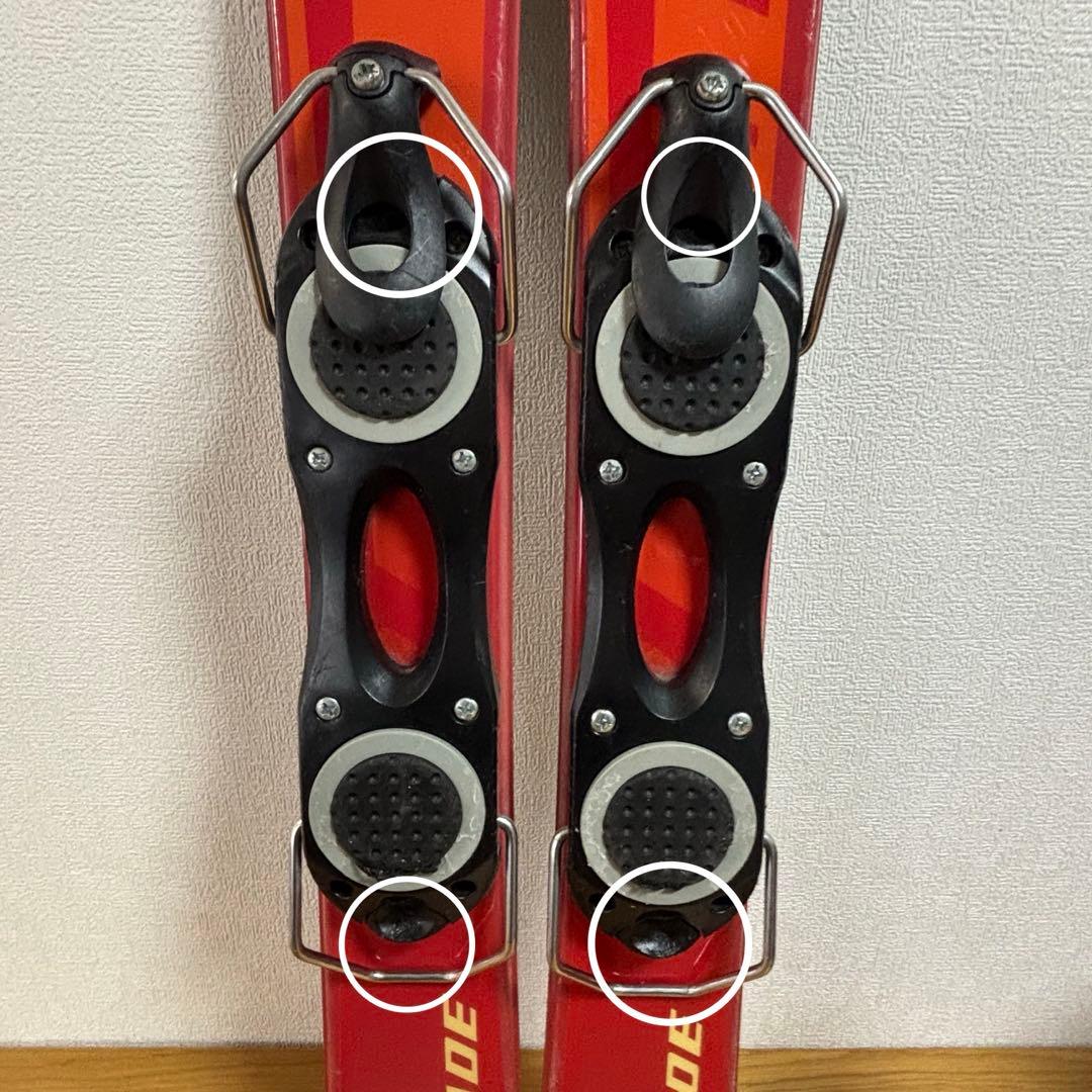 メンズ ショートスキー ファンスキーセット Gen 27-27.5cm 赤 - メルカリ