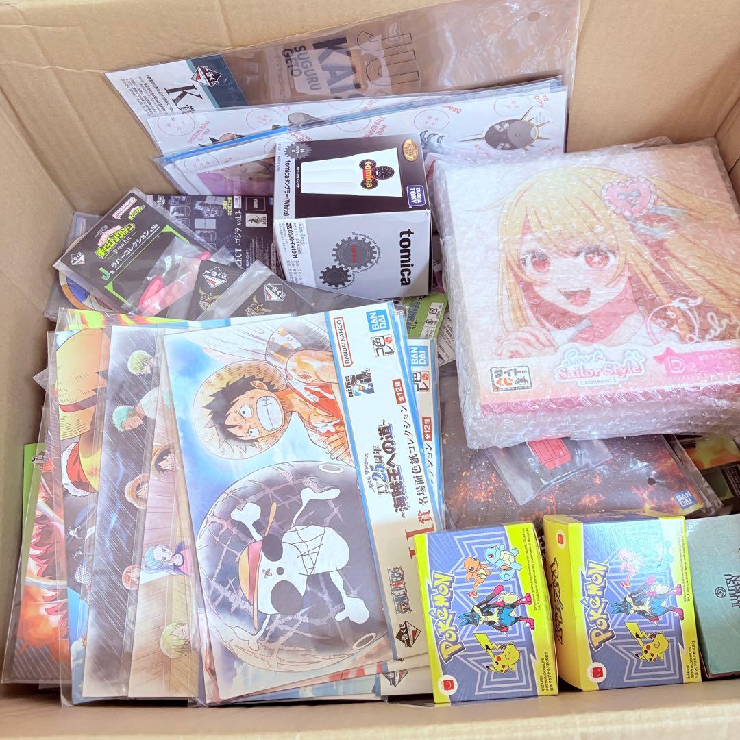 140サイズ 16kg 200点以上 アニメグッズ 一番くじ 下位賞 まとめ売り