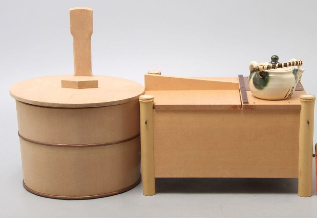 京都 たる源 湯豆腐桶&お櫃（湯豆腐桶）セット 調理器具 熱燗器 酒燗器