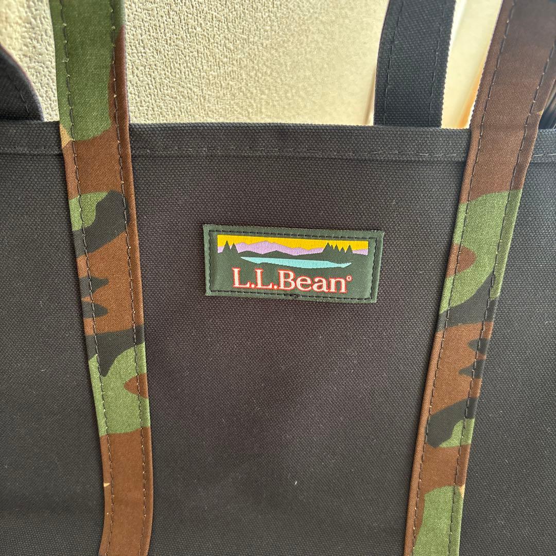 L.L.Bean ブラック/迷彩 トートバッグ