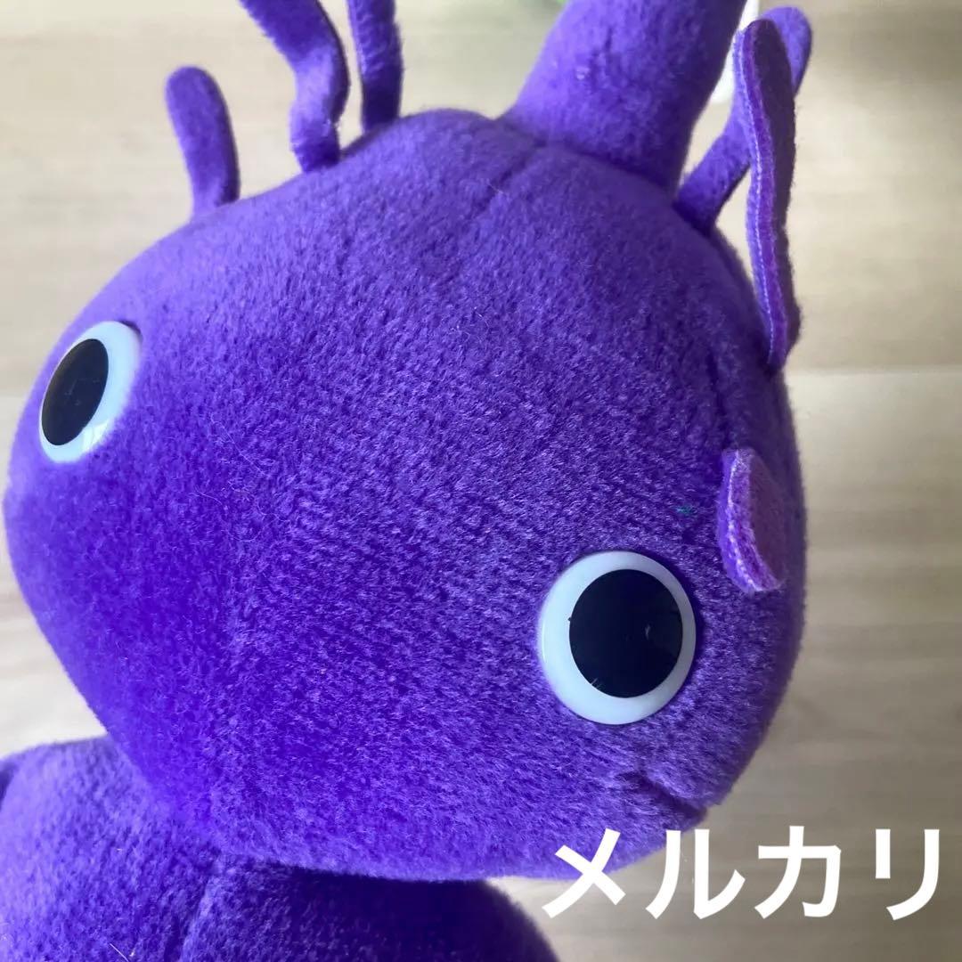 任天堂　ピクミン2 紫ピクミン葉　ぬいぐるみ　平成レトロ　希少レア　当時物　三英