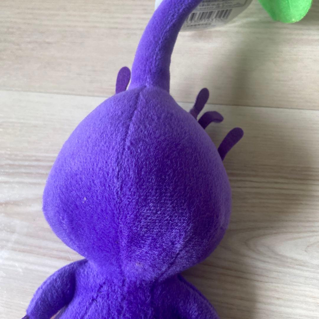 任天堂　ピクミン2 紫ピクミン葉　ぬいぐるみ　平成レトロ　希少レア　当時物　三英