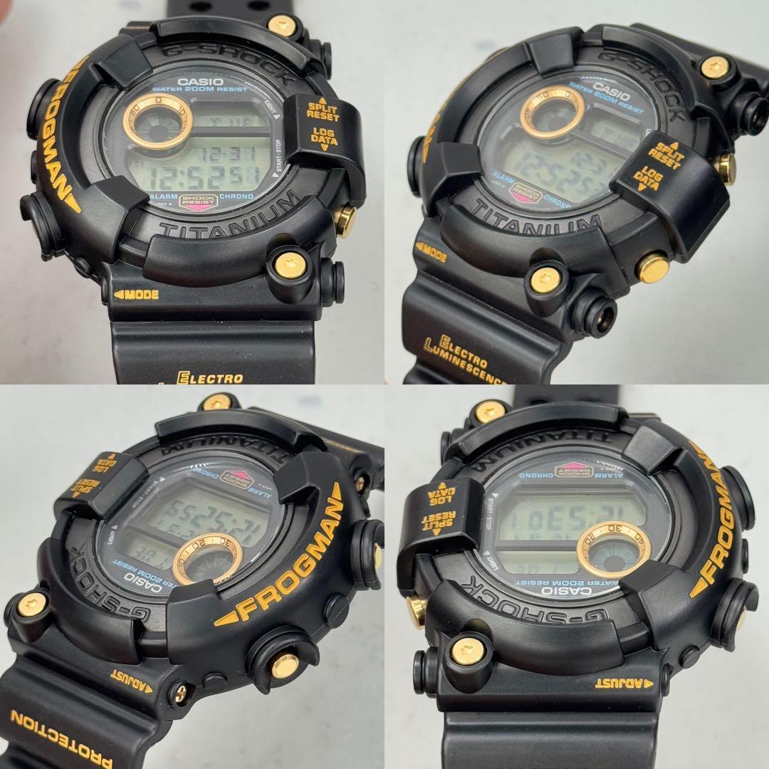 極美品 G-SHOCK DW-8200B フロッグマン ブラックゴールド 黒金蛙