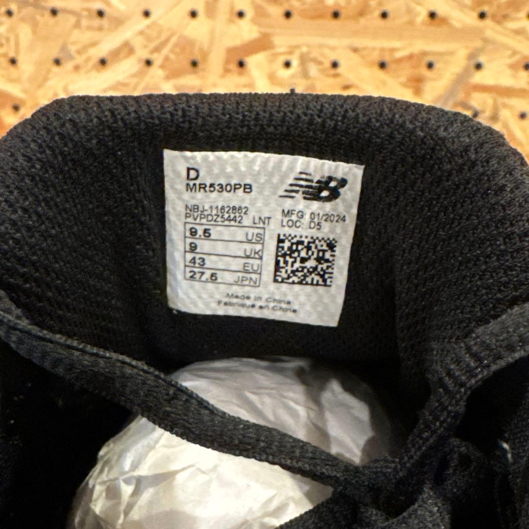 【New Balance】MR530PB ブラック 27.5cm