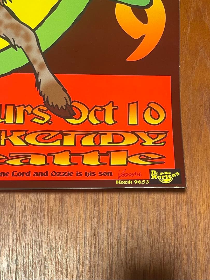 送料込み KOZIK MELVINS ポスター サイン、ナンバリング入り