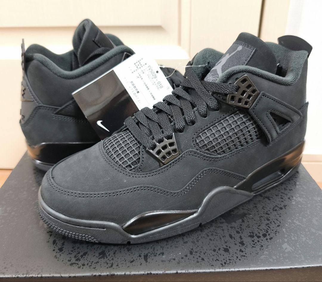 靴 AIR JORDAN 4 RETRO OG BLACK CAT 28.5cm