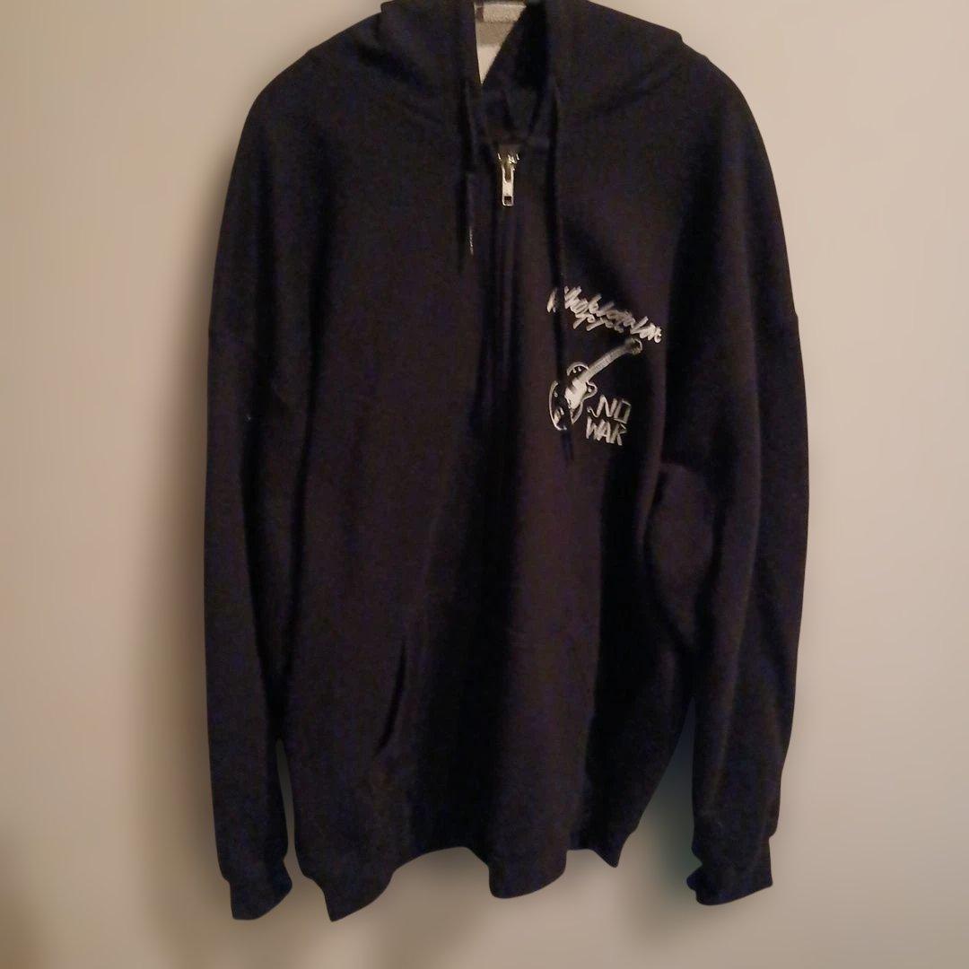 チバユウスケ　NO WAR ギターデザイン パーカー