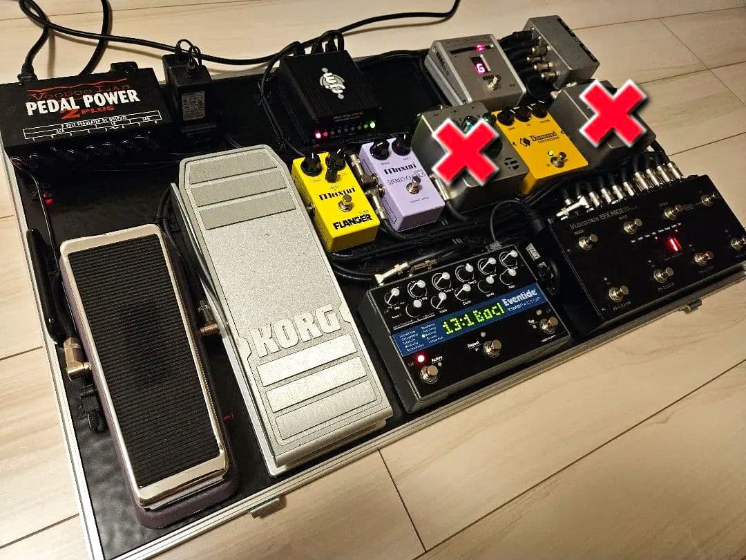 B'z 松本孝弘】エフェクターボード【エフェクター30万円分】 - メルカリ