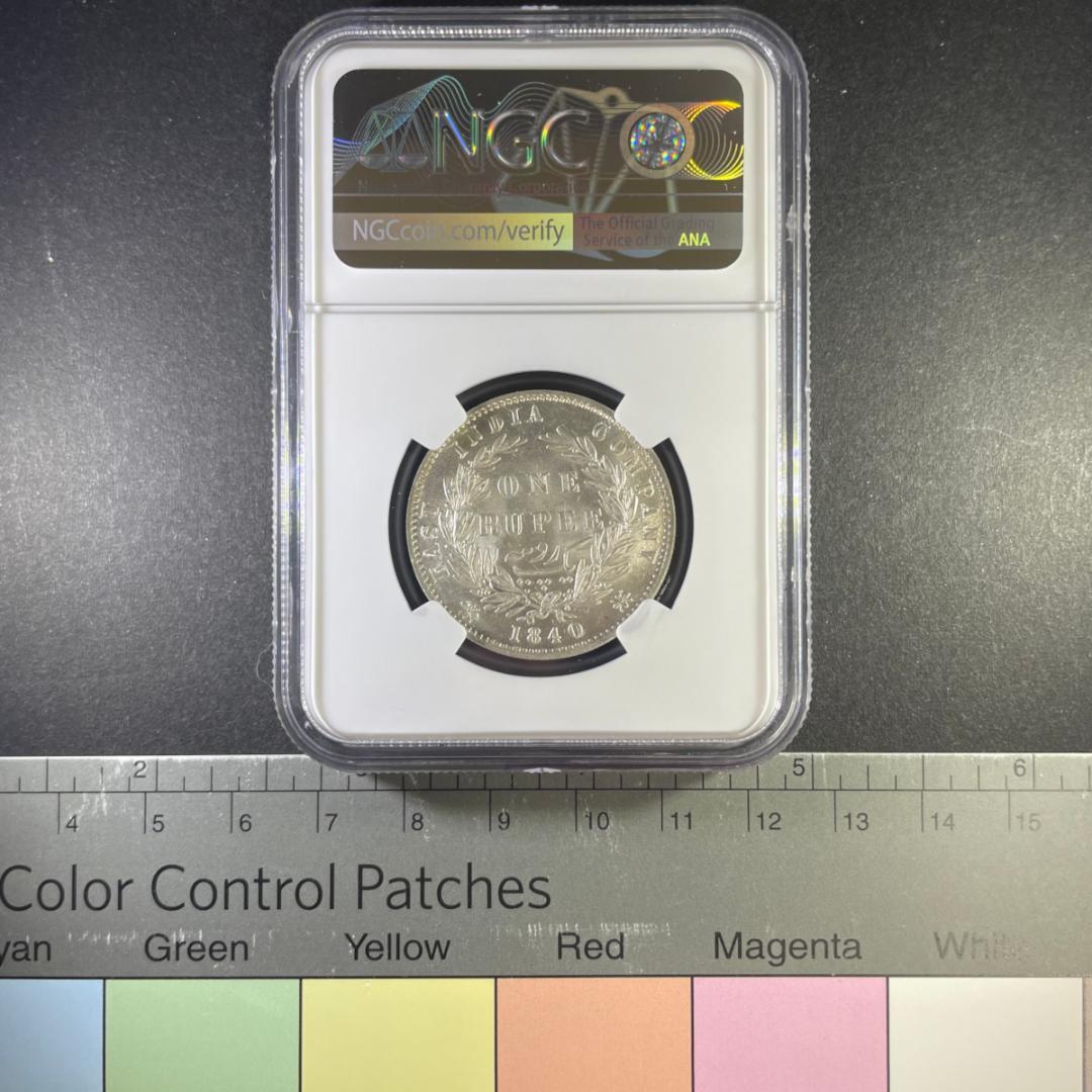 イギリス インド 銀貨】NGC MS61 ルピー ウィリアム・ワイオン - メルカリ