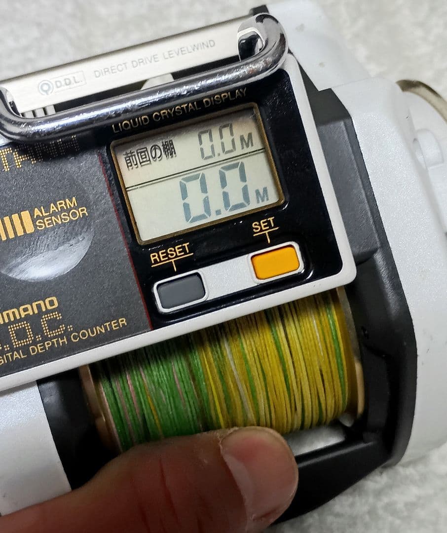 シマノ89デジタナレバードラグGT5000!デジタルカウンター付船釣り両軸