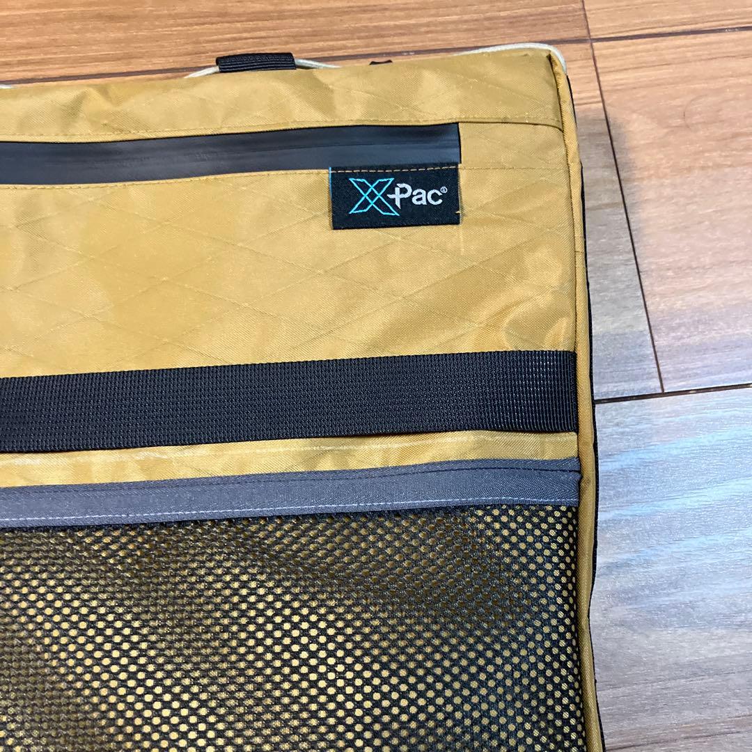 ハンドメイドフルフレームバッグ　X-PAC コヨーテブラウン　43.5cm