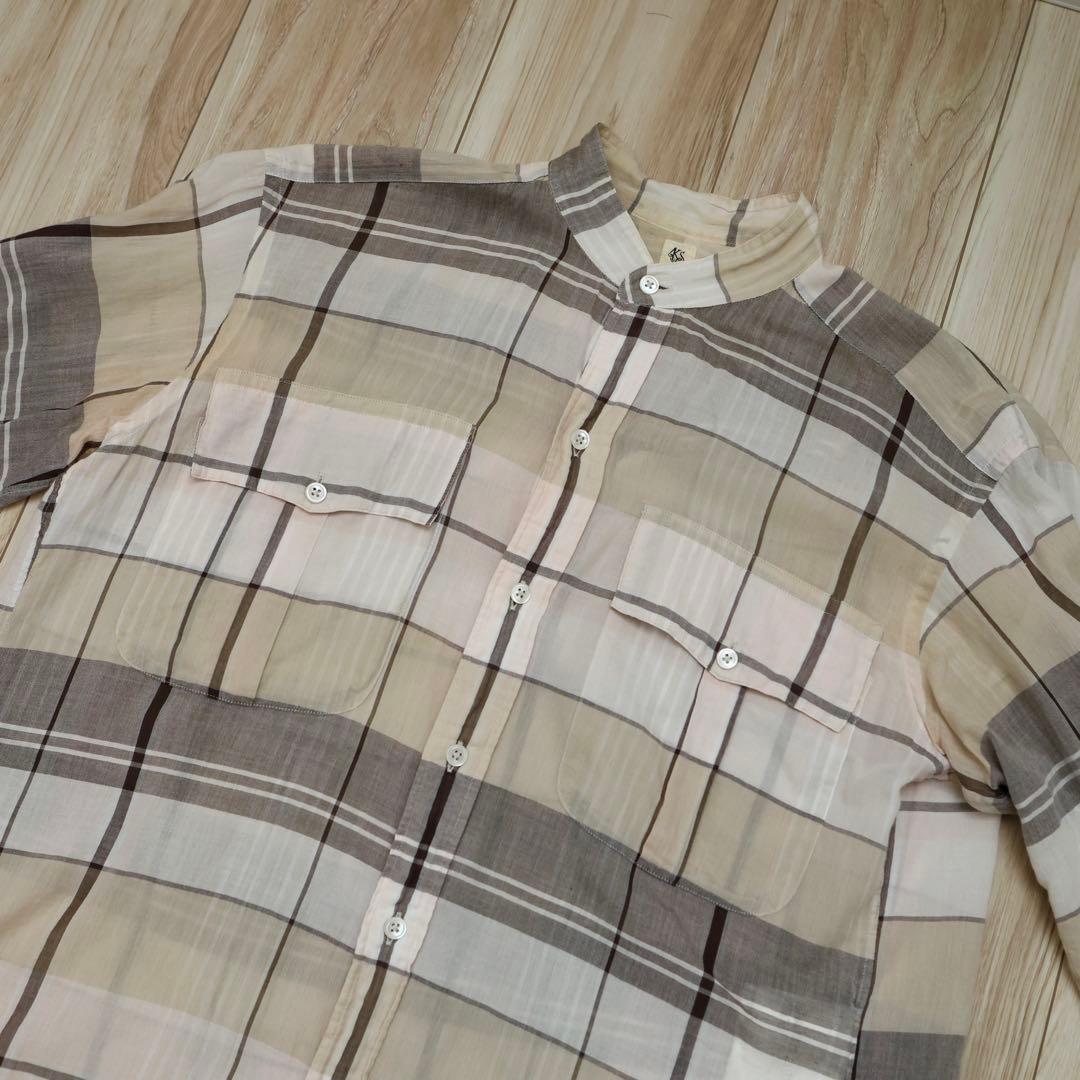 美品】KAPTAIN SUNSHINE スタンドカラーサファリシャツ36 - メルカリ