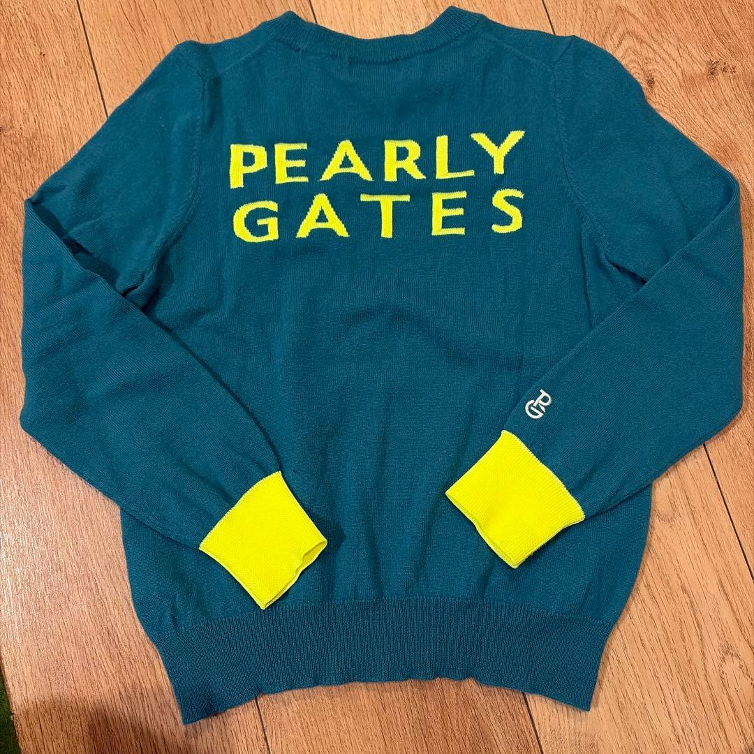 PEARLY GATES ターコイズ セーター サイズ0