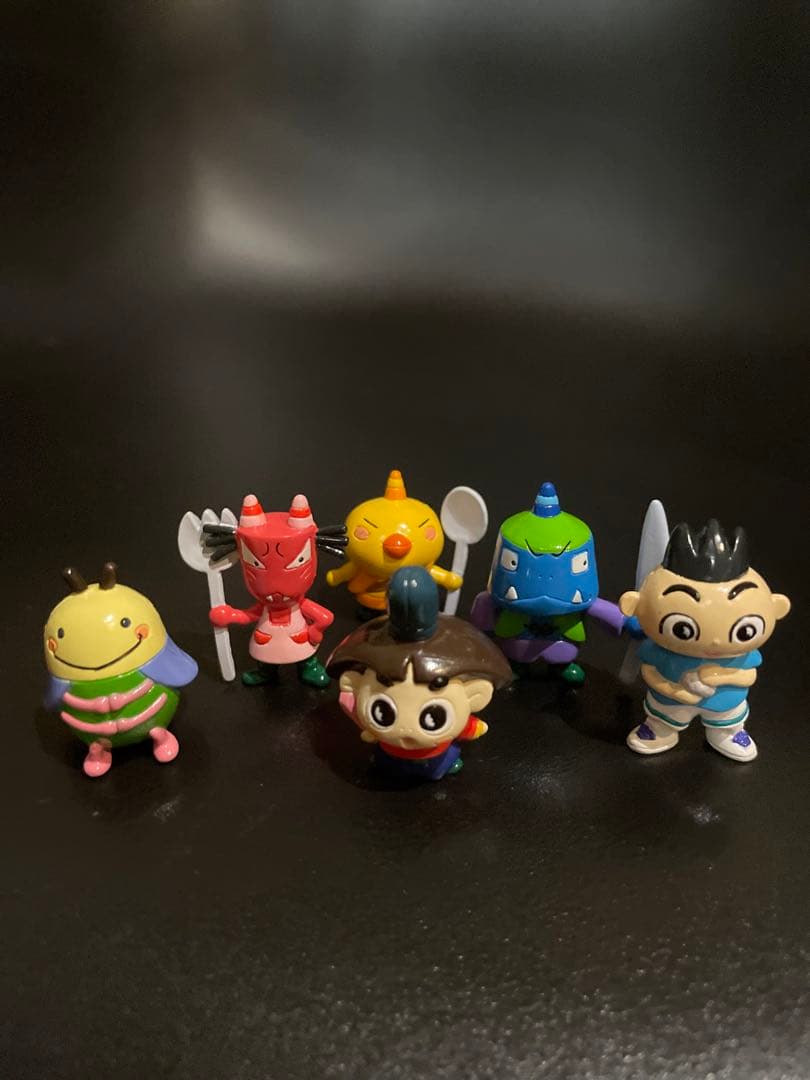 希少レア!!NHKアニメワールド『おじゃる丸』 ミニフィギュア人形6個の