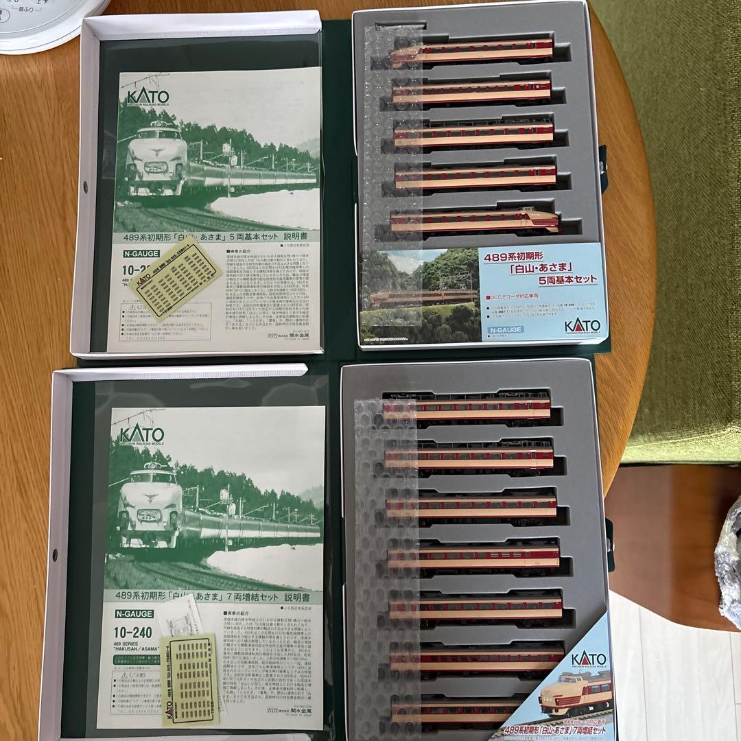 KATO 10-239/240 489系初期形白山あさま基本増結12両フル15