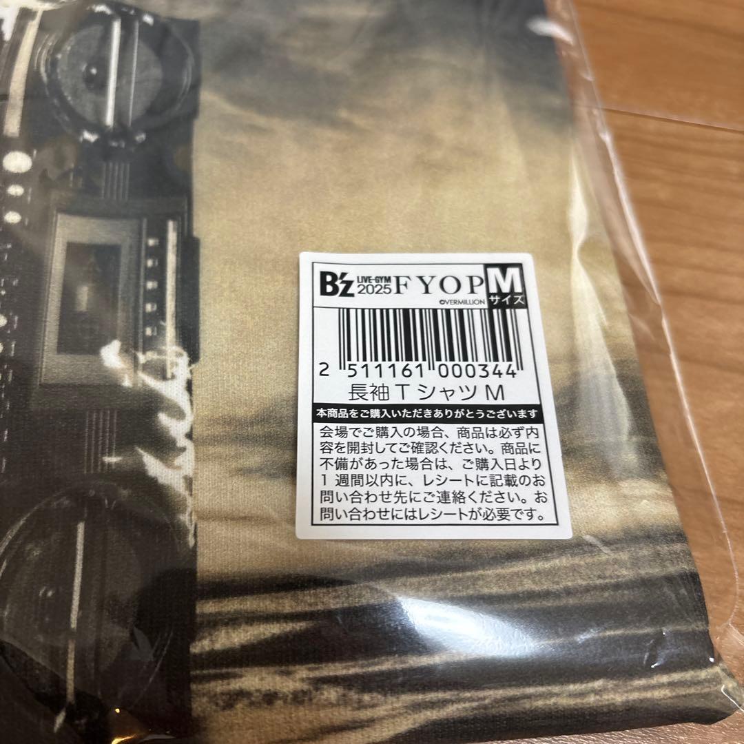 試着のみ　B'z FYOP ツアーロンT Mサイズ