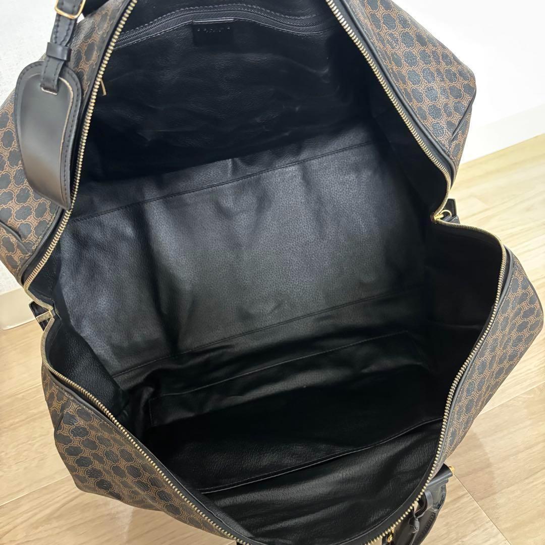 美品✨セリーヌ ボストンバッグ 黒マカダム PVCレザー y2k