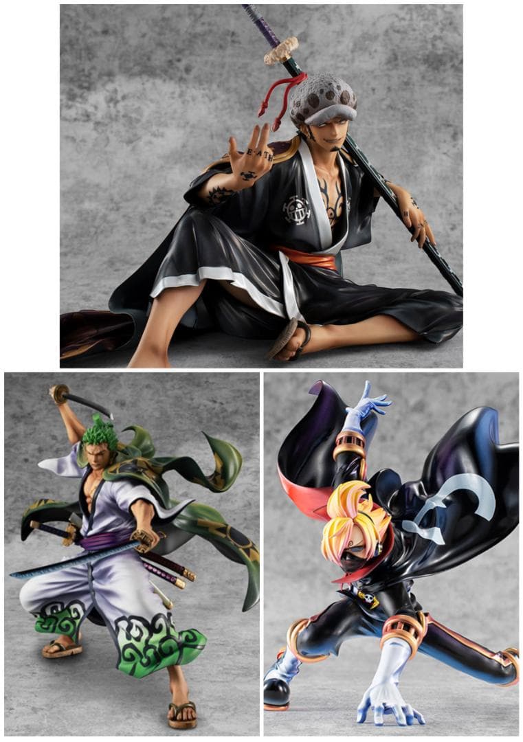 新品未開封 ワンピース POP ゾロ十郎 & ロー & おそばマスク ワンピース」謎のヒーロー・おそばマスク、フィギュア再販決定