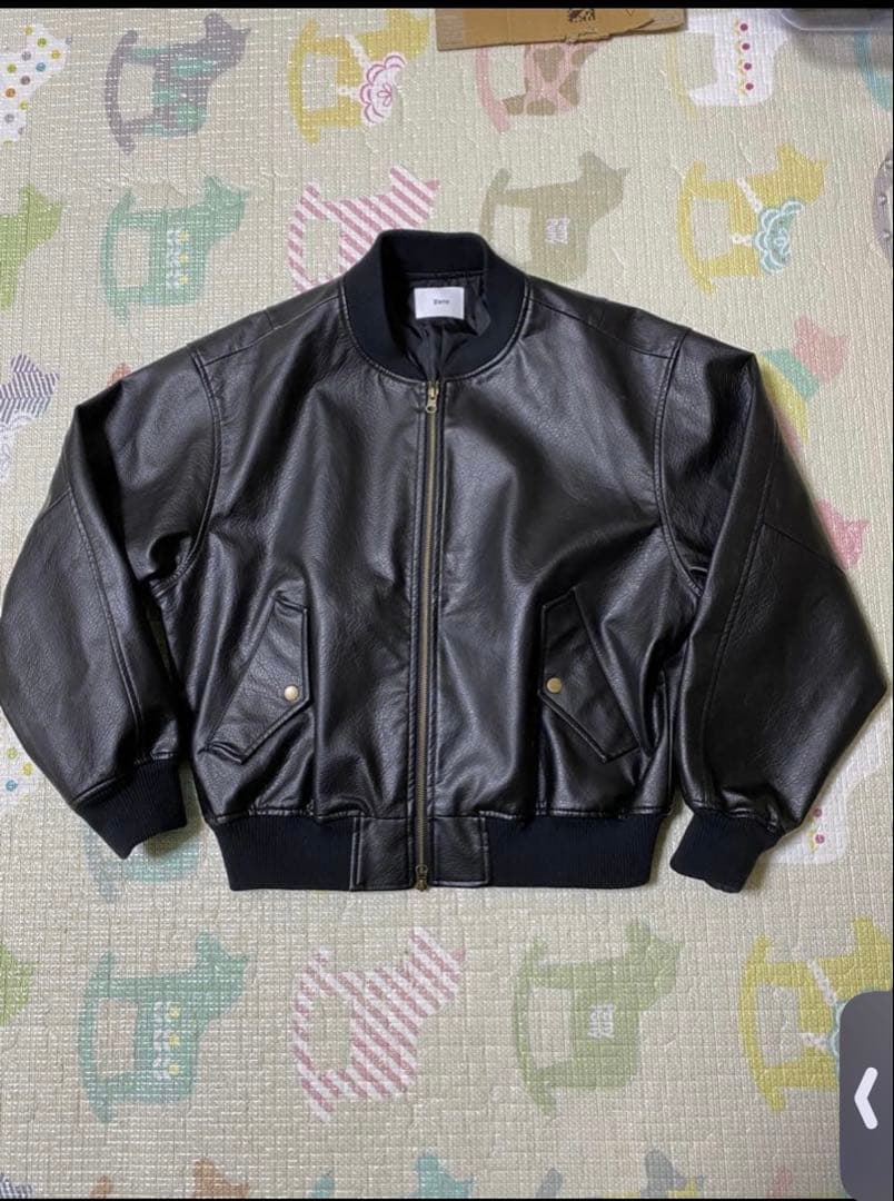 常田大希 レザーボンバージャケット - メルカリ