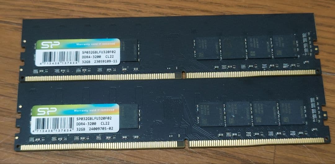 ぴ*よ様 シリコンパワー メモリDDR4 3200 64GB(32GB×2) Silicon Power（シリコンパワー） DDR4 32GB(16GB×2) デスクトップ用