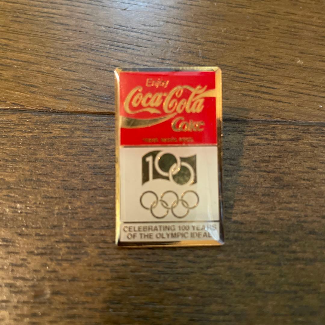 Coca-Cola オリンピック100周年ピンバッジ - メルカリ