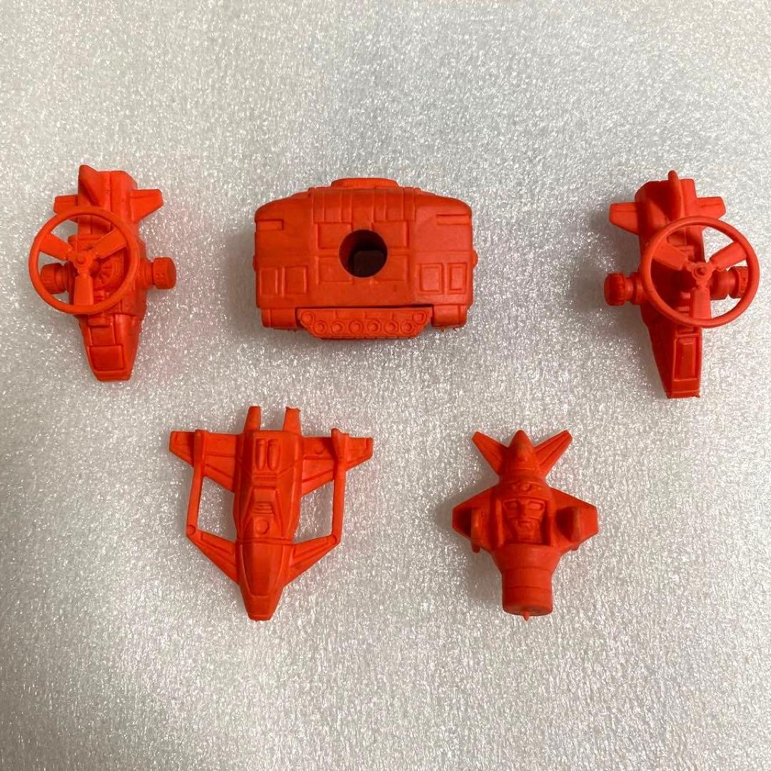 機甲艦隊ダイラガーXV クウラガーチーム 消しゴム 昭和レトロ玩具