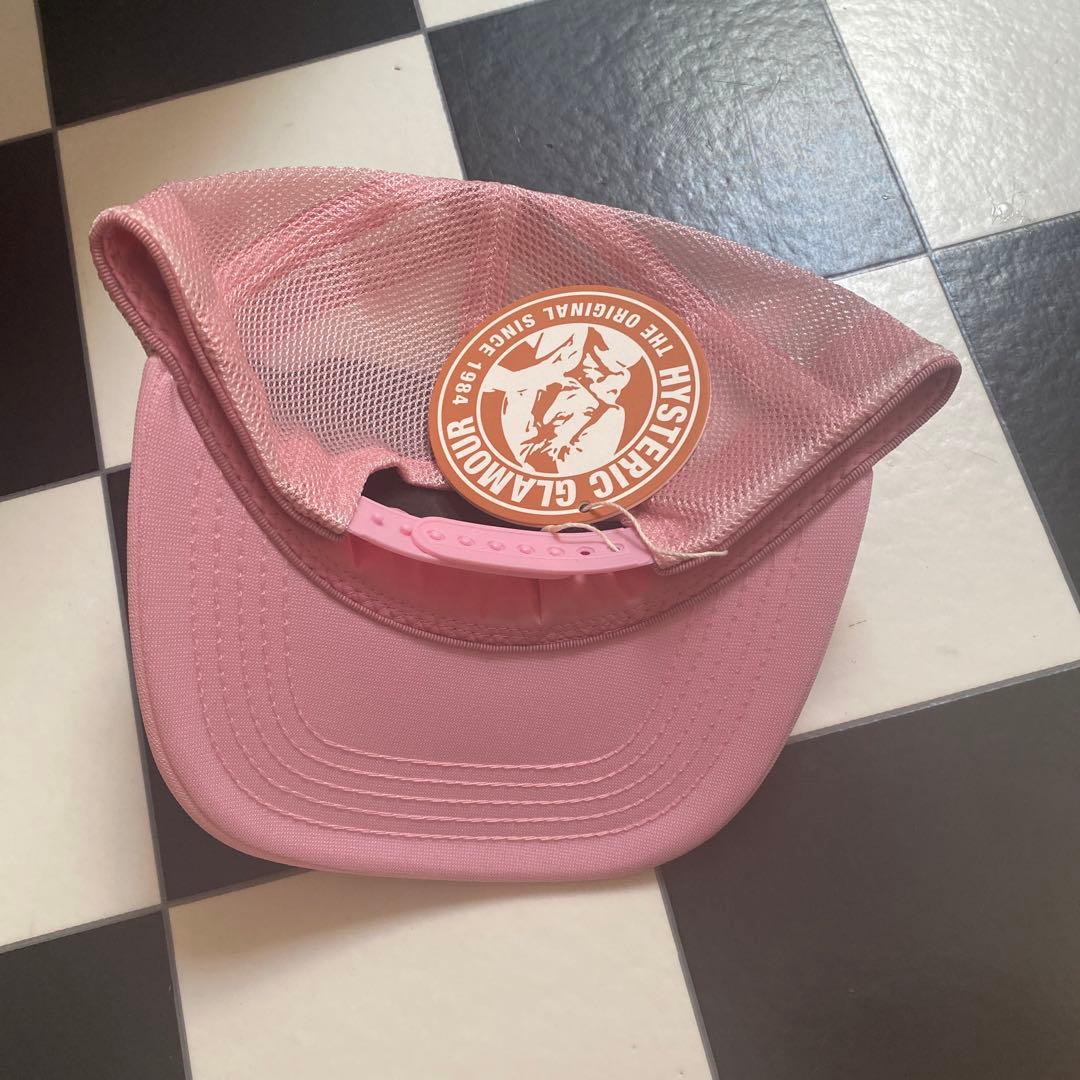 ヒステリックグラマー EVIL スタッズ キャップ ピンク - メルカリ