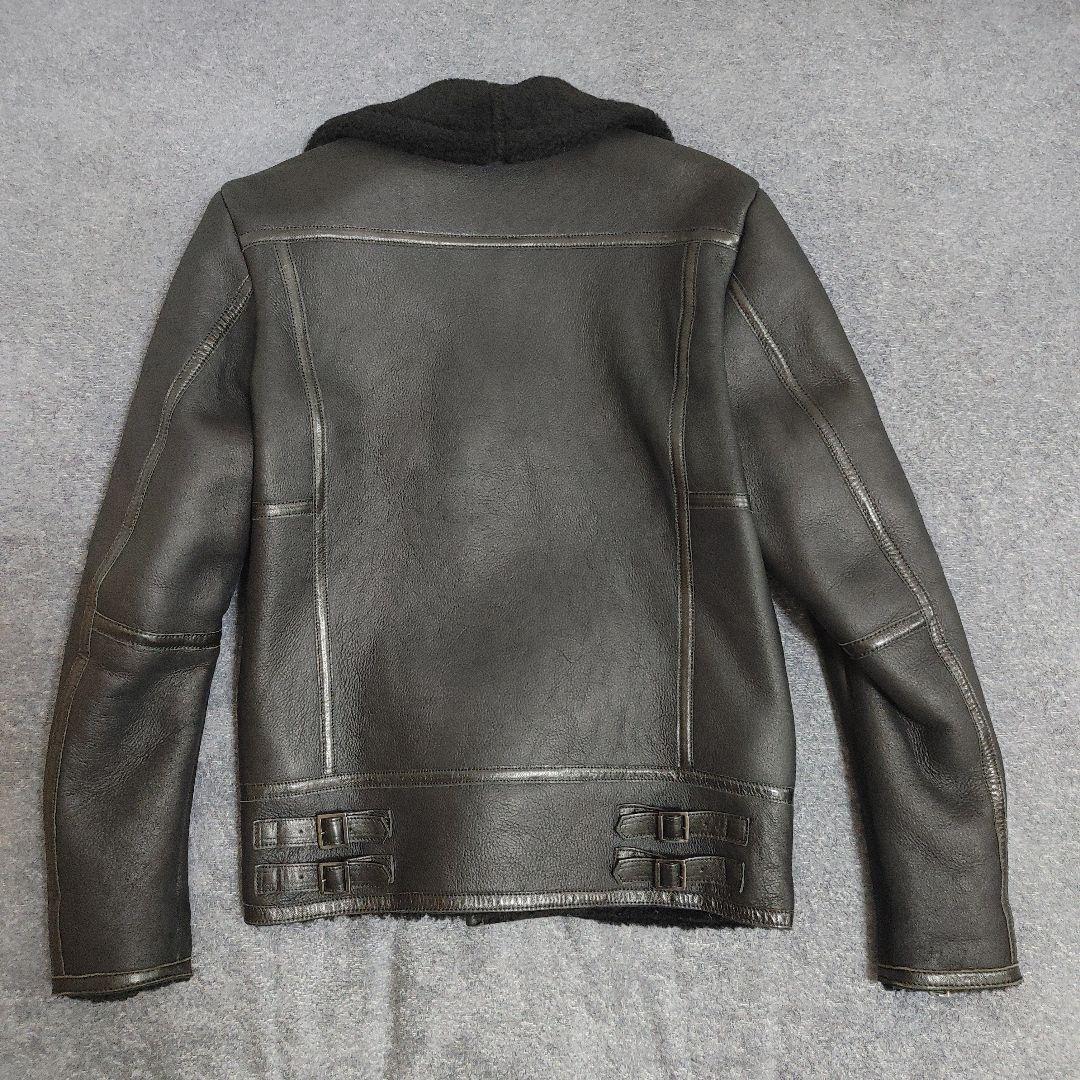 12日限定価格！5351プールオムディレクターズ羊革ムートンレザー