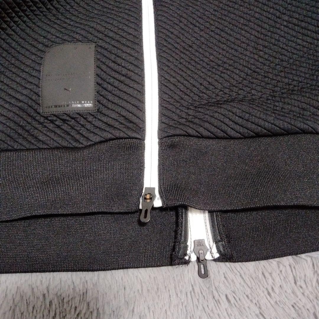 極美品】PUMA♡型押し♡モックネック♡ワンピース♡LL ゴルフ/スポーツ