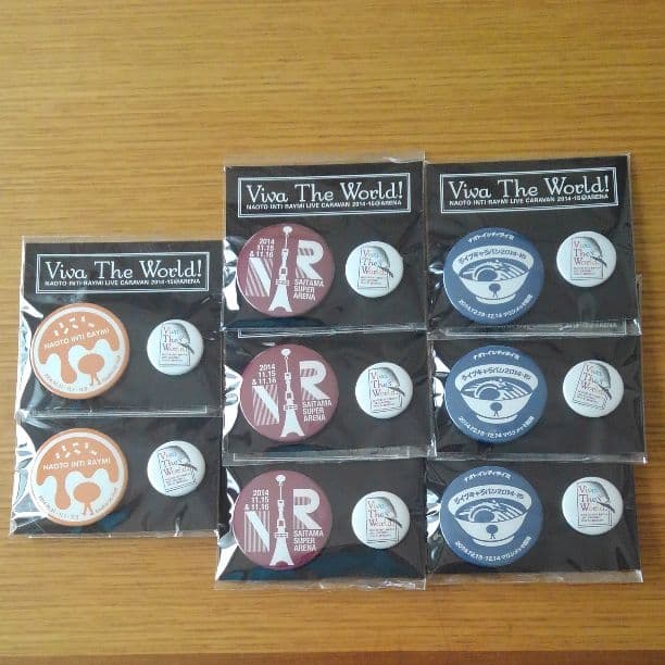 ナオト・インティライミ 会場限定バッジ。