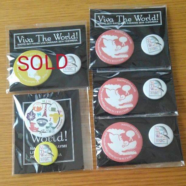 ナオト・インティライミ 会場限定バッジ。