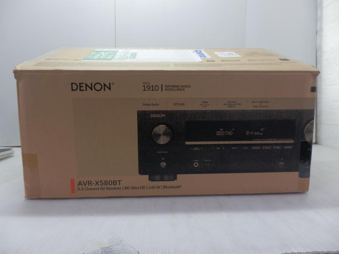デノン 5.2CH AVサラウンドレシーバー AVRX580BTK アンプ ②