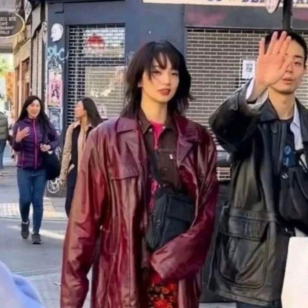 vintage オールレザー カーコート ラムスキン 野村訓一 菅田将暉