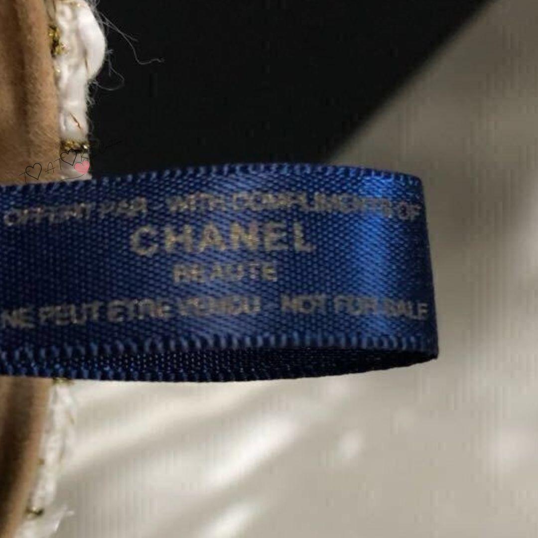 激レア❤CHANEL❤ホワイトラメ巾着ショルダーバッグゴールドチェーン