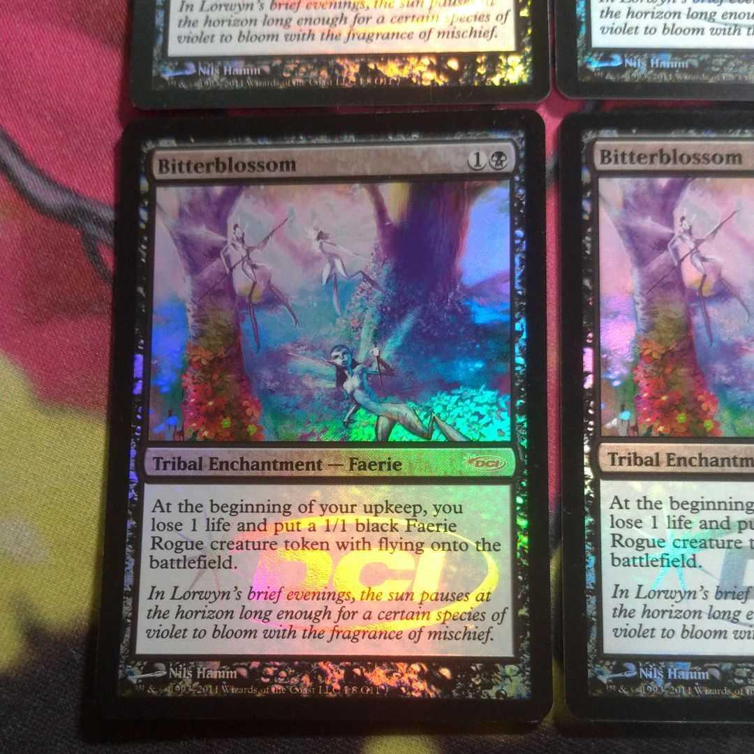 MTG　苦花　FOIL　4枚セット