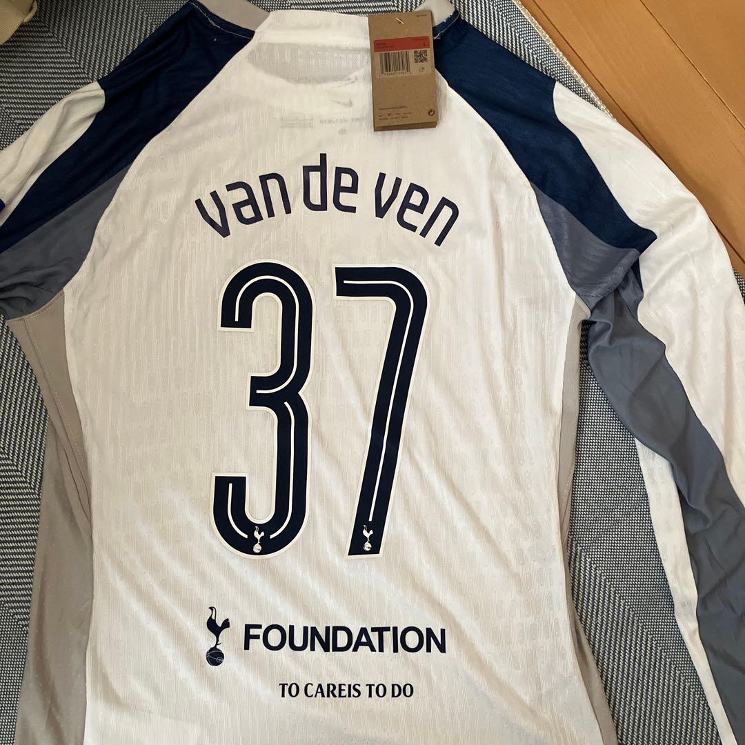 25-26 トッテナム・ホットスパー van de ven 37 長袖シャツ トッテナム