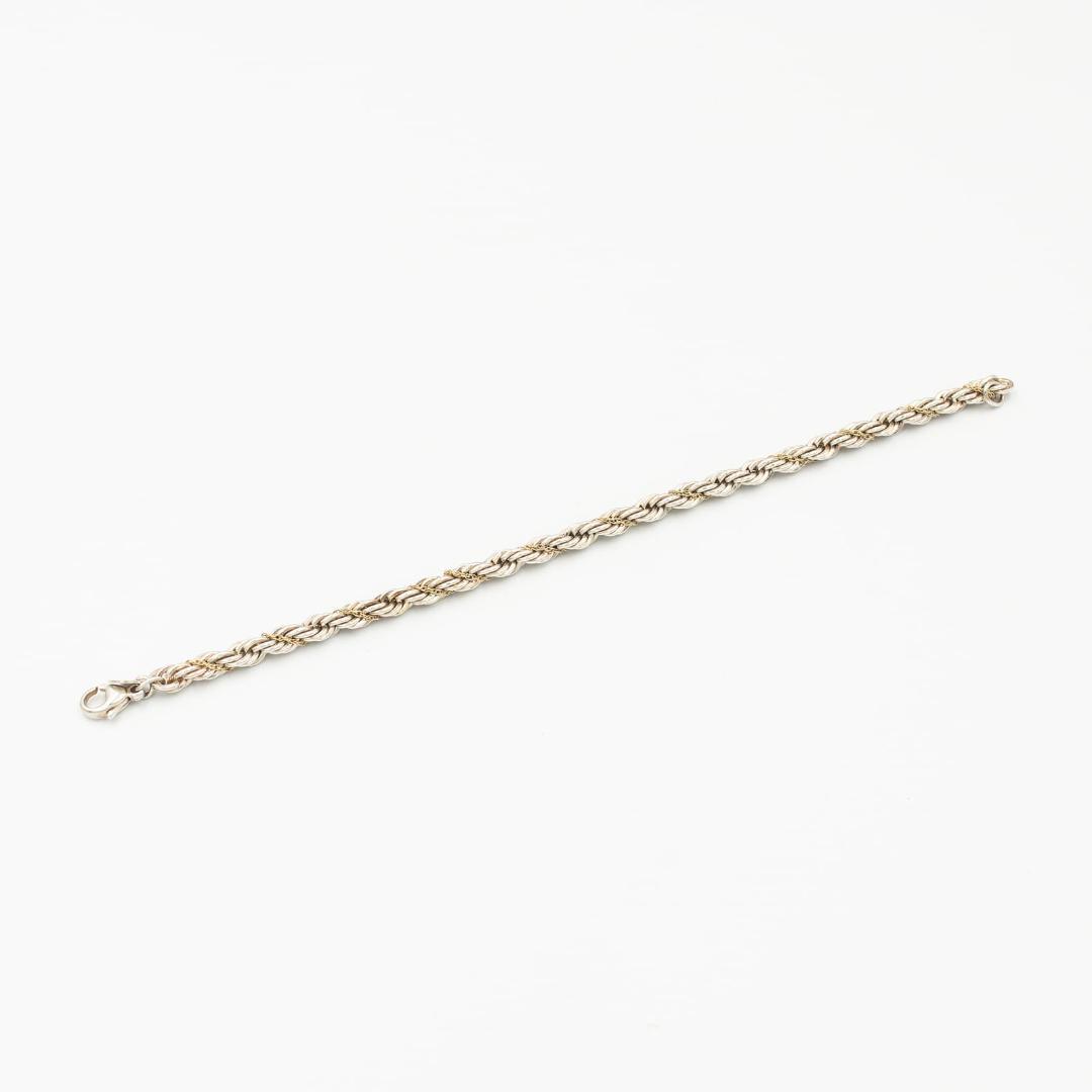 ヴィンテージ ティファニー ツイストロープ ブレスレット 18.8cm 90年代